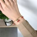 Korean Style Small Cherry Bracelet For Girls Women Simple Design Sense Jewellery Gift. 