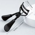 1 Portable Eyelash Curler with 15 Silicone Pads, Stainless Steel Curved Handle Eyelash Curler, Curl and Shape, No Damage to Eyelashes, Eyelash Lifting, Big Eyes, Suitable for Women's Eyelashes. 