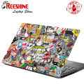 Laptop Skin Protector Sticker for 15.6 inch laptop (High Quality Matt Laminated). 