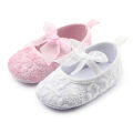 I Love Daddy&Mummy Baby Shoes Cute Lace Flower Bowknot Soft Anti Slip Newborn 0-18 Months Girls Flats. 