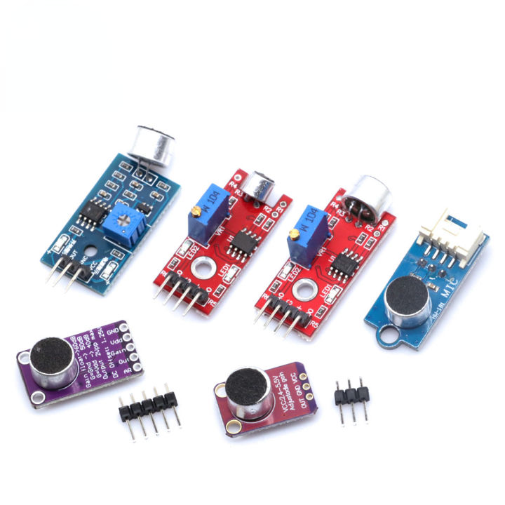 High-Sensitivity Sound Sensor control Module MAX4466 MAX9814 Switch ...