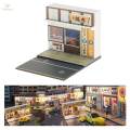 1/64 Scenery Diorama Parking Lot Models Scenery Model Car Display. 