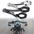 Motorcycle Headlight Bracket Mount Clamp 39mm-41mm CNC Fork Tube Spotlight Holder For Harley Cafe Racer Chopper Bobber Universal CVFHHH. 