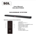 SGL Sound Bar SGLSB-RT800S. 