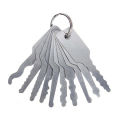 10 Pcs Keys Lock Pick Set for Double Sided Car Lock Opener Auto Locksmith Tool. 