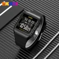 SKMEI Men Watch Sports 50M Waterproof Date Stopwatch EL Luminous Men Electronic Watch 1960. 