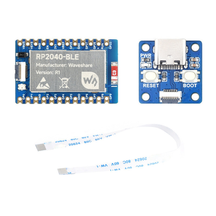 RP2040-BLE Microcontroller Development Board with 133 MHz M0+ Processor, Bluetooth 5.1, USB Type-C Port Adapter Easy to Use