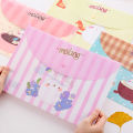 A4 Size Cute Cartoon Animal File Holder [ My Clear Bag ] 04 PCS. 