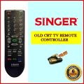 Singer Old CRT TV Remote Controller -AD661 & Free Batteries. 