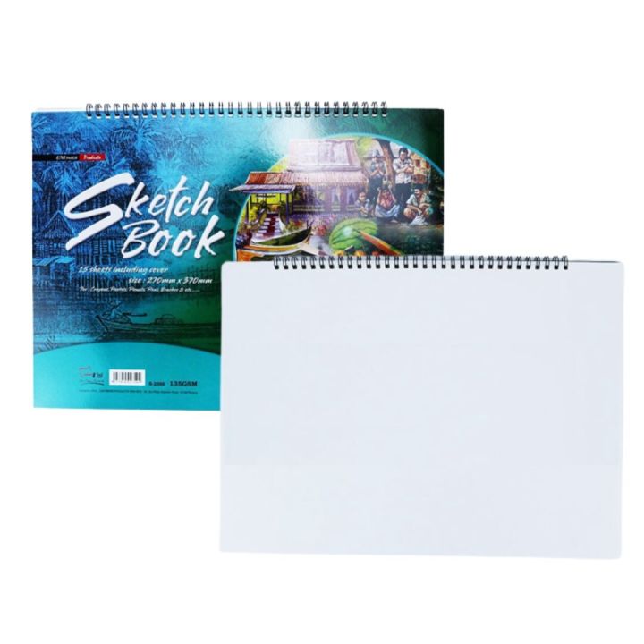 Uni%20Paper%20A4/A3/B5/B4%20Rings%20Sketch%20Book%20Wire-O%20Binding%20Drawing%20Block%20Sketch%20Pad%20-%20Image%202