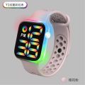 【ETOP】Fashion Children Color Luminous LED Digital Electronic Watch Student Kids Waterproof Wristwatch Sports Watch For Boys And Girls. 