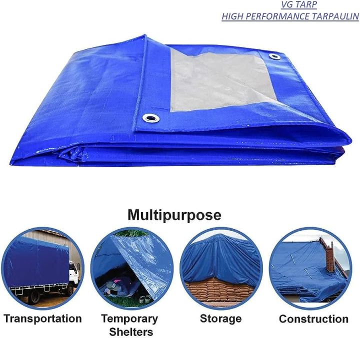15%C3%9720%20%20Tent%20Tarpaulin,%20Camping%20Tent%20Tarp,%20Outdoor%20Sun%20Protection%20Tarpaulin,%20Waterproof%2015x20%20-%20Image%205