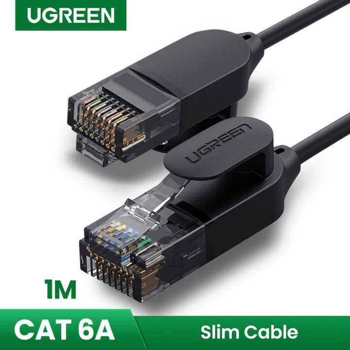 UGREEN Cat 6 A Ethernet Cable Slim Network Cable 4 Twisted Pair Patch Cord Internet UTP FTP Cat6 a Lan Cable Ethernet RJ45