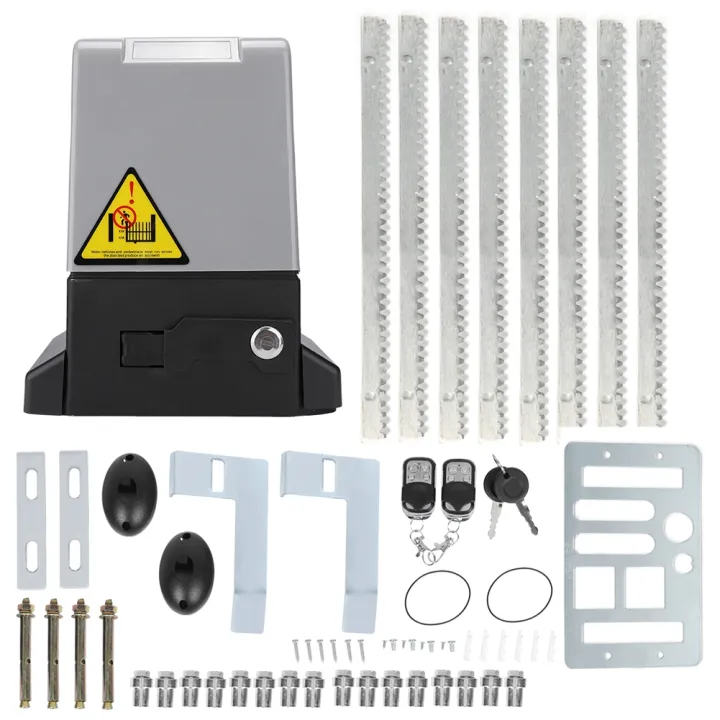 220V%2050Hz%20Automatic%20Sliding%20Gate%20Opener%20Kit%20Remote%20Control%20Sliding%20Door%20Opener%20Motor%20with%208%20Gear%20Rack550W%20-%20Image%203