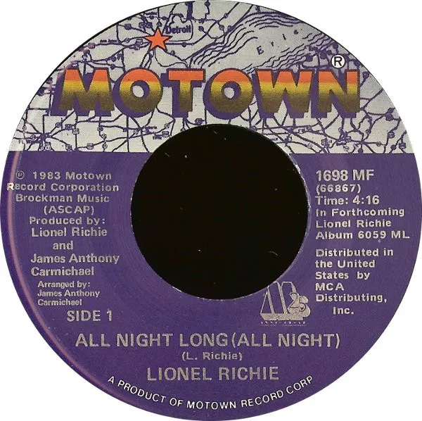 Lionel Richie – All Night Long (All Night) / Wandering Stranger