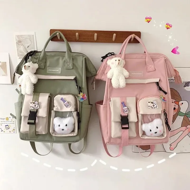 2024%20Backpack%20Women%20Candy%20Color%20Laptop%20Backpacks%20Cute%20Kawaii%20High%20School%20Bags%20for%20Teenage%20Girl%20Japanese%20Travel%20Camping%20Backpack%20-%20Image%204