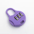 3-Digit Combination Lock 4.8cm Plastic Travel Luggage Lock Black. 