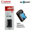 Canon LP-E6N battery 7.2 V DC 1865 mAh. 