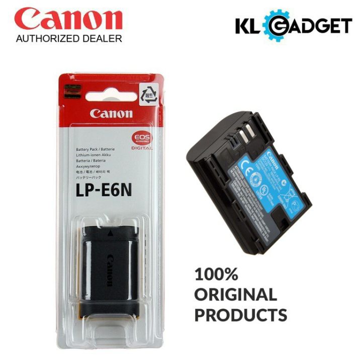 Canon LP-E6N battery 7.2 V DC 1865 mAh