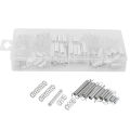 200PCs Spring Assortment Set Compression Extension Springs Set for Repairs Coil Spring Tension. 