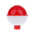 Hard ABS Snap-on Fishing Floats Push Button Float Bobbers Red & White 25g. 