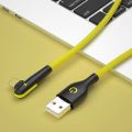 UVOOI 3A 90 Degree USB Charger Cable Fast Charging Elbow Data Transfer Cable for iPhone 6 7 8 Plus 11 12 13 Pro Max X XR iPad. 