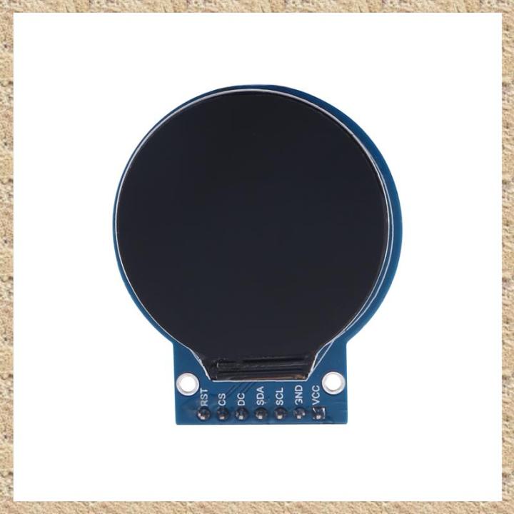 1 PCS HD IPS Color TFT LCD Display Module 7 Pins RGB LED Round Screen PCB Board 1.28 Inch