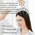 Head Massager - Rechargeable Battery Operated Scalp Massager - Hair Scalp Massager, Scalp Scratcher, Scalp Massager for Relaxation. 