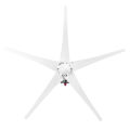 12V 1200W Wind Generator with Charger Controller 5 Blades S-Type Minitype Wind Turbine Generator Kit Clear Energy Windmill for Home Highways Boats. 