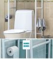 Bathroom Rack Floor Type Bathroom Rack () Storage Rack Stainless Steel Easy Assembly Bathroom Shelves. 