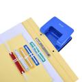 Plastic Paper Fastener File Fasteners for Office School - 3.15"(80mm) Between 2 Holes, Box of 50 Complete Sets by ZinZen. 