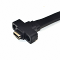 USB 3.1 Front Panel Type E Male To USB-C Type C Expansion Cable Computer Motherboard Connector Wire Cord Line, 30Cm. 