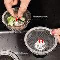 Kitchen Sink Stainless Steel Filter Sewer Mesh Strainers Sink Filter Mesh Bags Bathroom Floor Drain Hair Waste Filter. 
