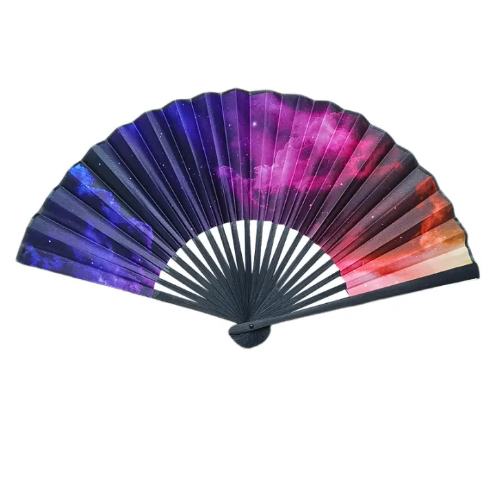 Fan Japan Rave 23CM Foldable Handheld Rave Fan Chinease/Japanese Style Gradient ...