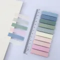 RHS Online 200 Sheets 10 Colors Transparent Morandi Combination PET Sticky Notes Set Memo Pad Lable Sticker Bookmarks Notepad Sticky Index. 