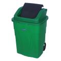 Garbage Bin 84 Lts Swing Lid (with wheels). 