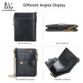 LouisWill Men Wallets Bags Business Wallets PU Clutch Zipper Wallets Fashion PU leather Short Wallet Travel Purses Handbag Coin Pouch ID Credit Cards Holders Wallet for Men. 