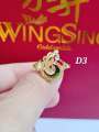Wing Sing 916 Gold Majestic Classic Peacock Ring / Cincin Merak Padu Emas 916. 