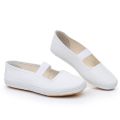 Canvas Shoes White Morning Exercise Universal Women's Shoes Cloth Shoes White Shoes Dancing Shoes Nurse Shoes Performance Student Men's and Women's Gymnastics. 