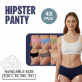 AALYA BUNDLE OFFER - PACK OF 4 Multicolor Cotton Hipster / Seamless look / Girls Panty / Cotton Panty / Girls underwear / ladies Underwear / Women underwear / Intimate Underpant for Women. 