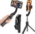 L19 Flexible Single Axis Stabilizer Wireless Remote Control Rotation Selfie Stick With Tripod Mobile Phone Gimbal. 