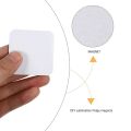10pcs Sublimation Refrigerator Magnet Blanks DIY Customize Fridge Magnets Sticker Heat Transfer Square Car Magnets forHats & Caps. 