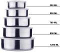 5-Piece Fresh Box Set - Stainless Steel Food Storage Containers for Fresh and Convenient Food Preservation. 
