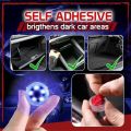 One-button Portable Self-adhesive Home Car Led Touch-sensor Light Home Outdoor Night Light Mini Small Portable Light Night-Blue. 