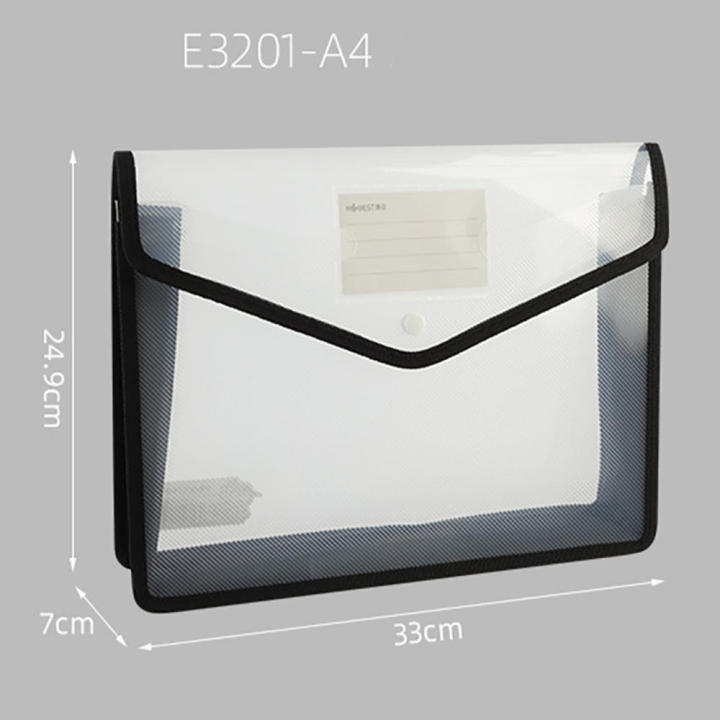 Large Capacity Document Organizer Waterproof Plastic Bag For Documents ...
