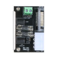 ATX Controller Board DC Power Modul-e Expansion Board Mainboard Full Height Motherboard Attached 4-Plug Power Line Driver Board for Monitor / Printer / Network Equipment / DIY Audio. 