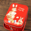 1Pc Vintage Small Storage Tin Metal Candy Box Gift Box Cookie Gift Box Storage Dounp. 