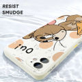 ZeroQiQi for Redmi Note7 Pro Back Cover Cartoon Cute Mouse Side Printing Phone Case Ultra Thin Soft Liquid Silicone Cases. 