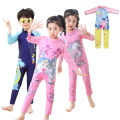 ldren wear Cartoon Sunscreen Long-sleeve Diving Suit For 3-11 Years Old Kids color. 