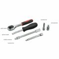 46pcs 1/4-Inch Socket Set Professional Car Repair Tool Ratchet Torque Wrench Combo Tools Kit Auto Repairing. 